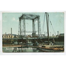 CIUDAD DE BUENOS AIRES PUENTE LEVADIZO EN BARRACAS LA BOCA ANTIGUA TARJETA POSTAL